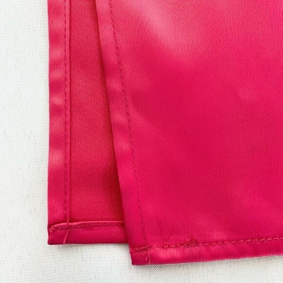 4TH + RECKLESS FUCHSIA PINK SLEEVELESS SIDE SLIT SATIN EVENING DRESS - S - Picture 10 of 11